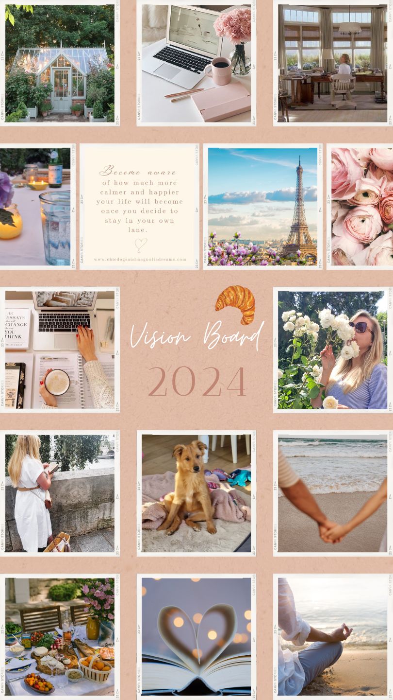 The power of vision boards to create an intentional life and how to make one!